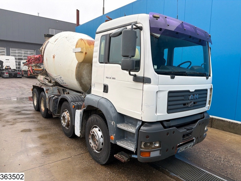 MAN TGA 32 360 8x4, 8 m³, Manual transmission, Leaf suspension - Concrete mixer truck: picture 3 MAN TGA 32 360 8x4, 8 m³, Manual transmission, Leaf suspension - Concrete mixer truck: picture 3