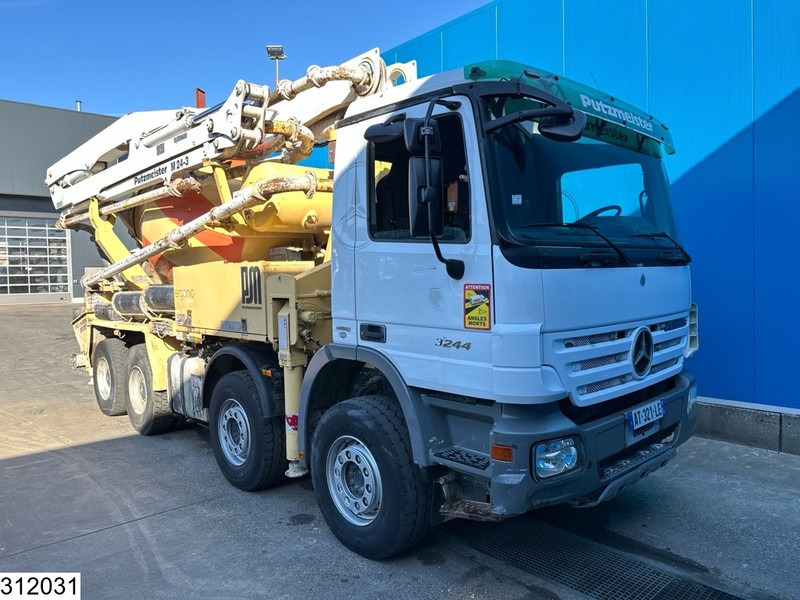 Mercedes-Benz Actros 3244 8x4, PUMI, Putzmeister, 24 MTR, Telligent 16 - Concrete pump truck: picture 2 Mercedes-Benz Actros 3244 8x4, PUMI, Putzmeister, 24 MTR, Telligent 16 - Concrete pump truck: picture 2