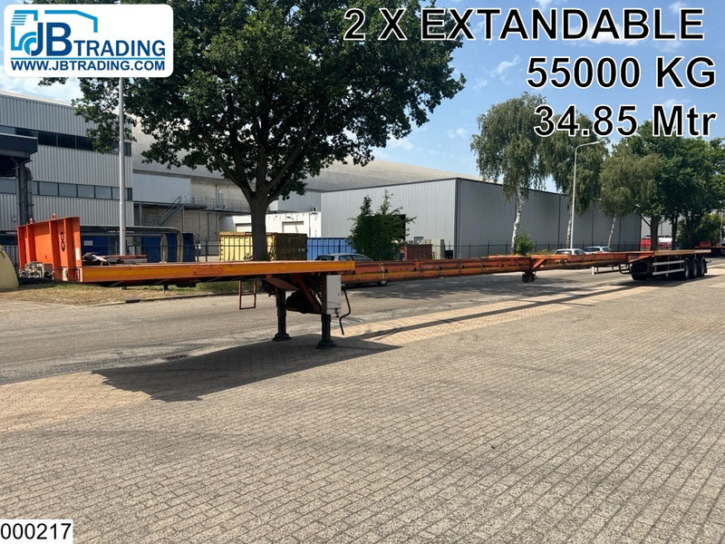 Nooteboom open laadbak 55000 KG, 34.85 m, 2 X Extandable - Dropside/ Flatbed semi-trailer: picture 1 Nooteboom open laadbak 55000 KG, 34.85 m, 2 X Extandable - Dropside/ Flatbed semi-trailer: picture 1