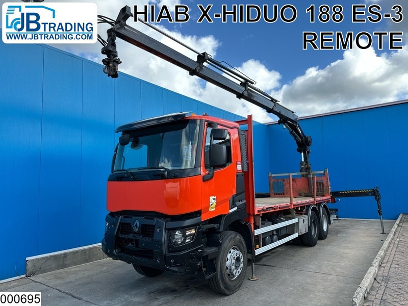 Renault C 430 EURO 6, Steel spring suspension, Hiab - Dropside/ Flatbed truck, Crane truck: picture 1 Renault C 430 EURO 6, Steel spring suspension, Hiab - Dropside/ Flatbed truck, Crane truck: picture 1