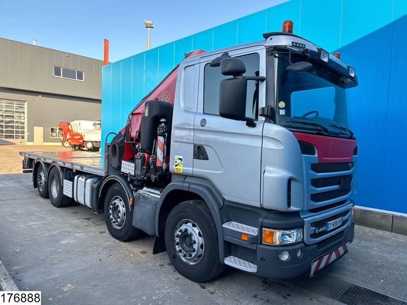 Scania G 440 8x2, EURO 5, Fassi, Retarder, Remote - Dropside/ Flatbed truck, Crane truck: picture 3 Scania G 440 8x2, EURO 5, Fassi, Retarder, Remote - Dropside/ Flatbed truck, Crane truck: picture 3