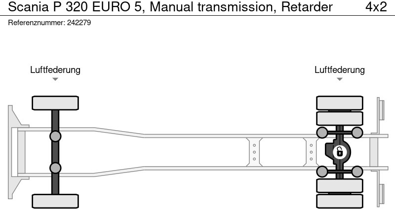 Livestock truck Scania P 320 EURO 5, Manual transmission, Retarder: picture 15 Livestock truck Scania P 320 EURO 5, Manual transmission, Retarder: picture 15