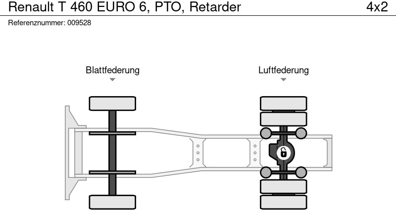 Tractor unit Renault T 460 EURO 6, PTO, Retarder: picture 13 Tractor unit Renault T 460 EURO 6, PTO, Retarder: picture 13