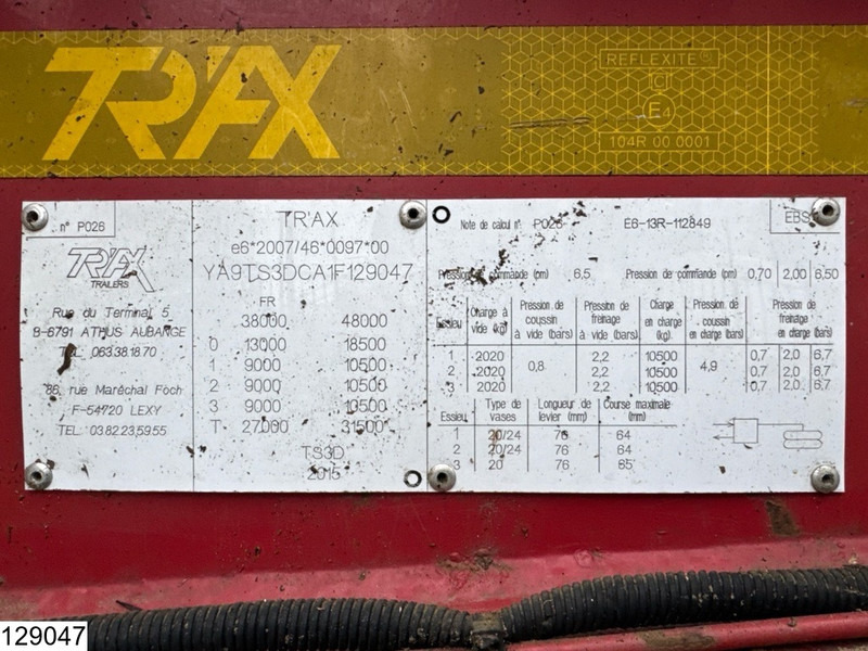 Trax open laadbak Timber transport, Kesla 2014 - Logging semi-trailer: picture 4 Trax open laadbak Timber transport, Kesla 2014 - Logging semi-trailer: picture 4