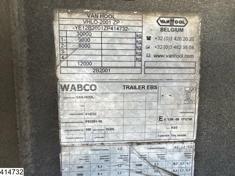Van Hool Tautliner - Curtainsider semi-trailer: picture 4 Van Hool Tautliner - Curtainsider semi-trailer: picture 4