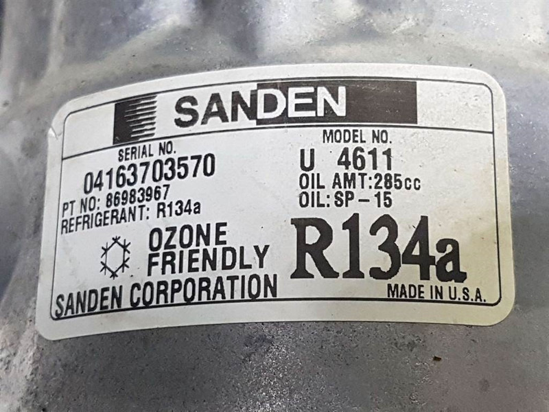Case 621D-Sanden U4611-Compressor/Kompressor/Aircopomp - Engine for Construction machinery: picture 4 Case 621D-Sanden U4611-Compressor/Kompressor/Aircopomp - Engine for Construction machinery: picture 4
