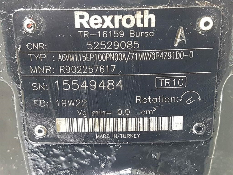 Manitou MLT630/730-Rexroth A6VM115EP100PN00A-Drive motor - Hydraulics for Construction machinery: picture 4 Manitou MLT630/730-Rexroth A6VM115EP100PN00A-Drive motor - Hydraulics for Construction machinery: picture 4