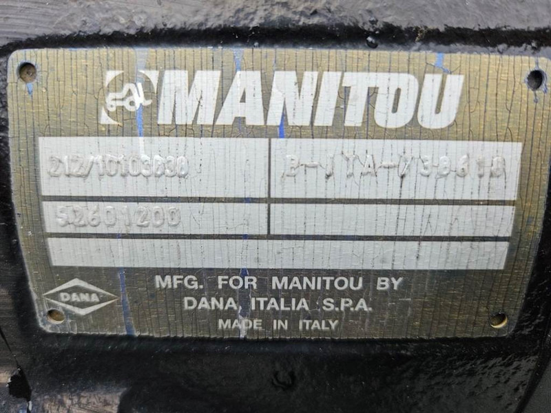 Axle and parts for Construction machinery Manitou - Spicer Dana 212/10103838-Axle/Achse/As: picture 6