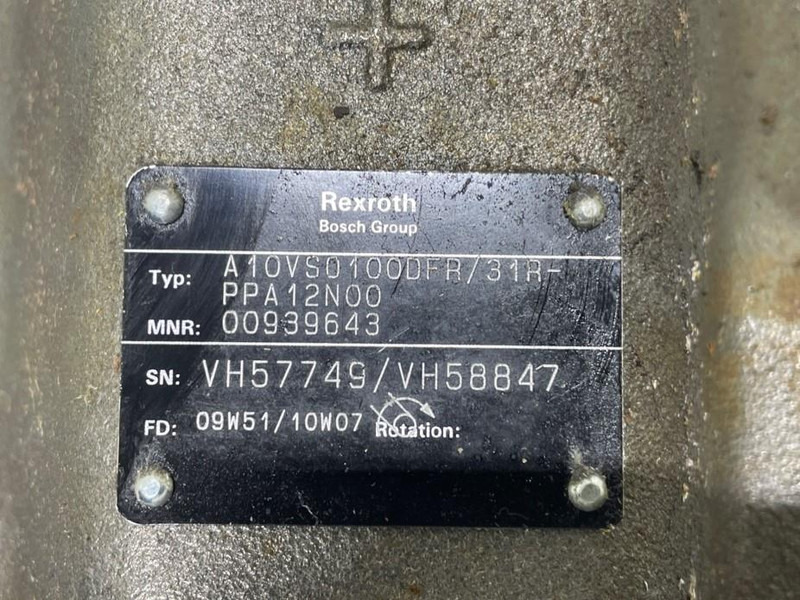 Rexroth A10VSO100DFR/31R-Load sensing pump - Hydraulics for Construction machinery: picture 4 Rexroth A10VSO100DFR/31R-Load sensing pump - Hydraulics for Construction machinery: picture 4