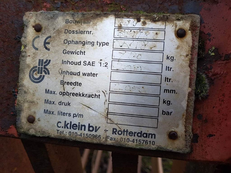 Verachtert SW2003-C. Klein W18-2,50 mtr-Skeleton bucket - Bucket: picture 3 Verachtert SW2003-C. Klein W18-2,50 mtr-Skeleton bucket - Bucket: picture 3