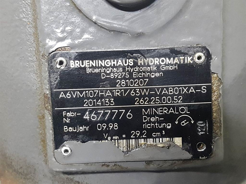 Volvo L30B-2810207-Hydromatik A6VM107HA1R1/63W-Motor - Hydraulics for Construction machinery: picture 4 Volvo L30B-2810207-Hydromatik A6VM107HA1R1/63W-Motor - Hydraulics for Construction machinery: picture 4