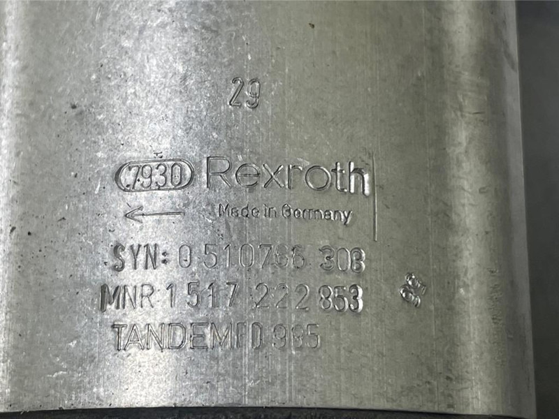 WACKER NEUSON 1000000520-Rexroth 0510766308-Gearpump - Hydraulics for Construction machinery: picture 4 WACKER NEUSON 1000000520-Rexroth 0510766308-Gearpump - Hydraulics for Construction machinery: picture 4