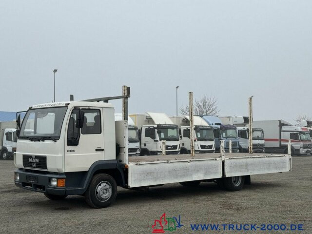 Dropside/ Flatbed truck MAN 10.163 Lange Pritsche 7.10m 3 Sitzer Nur 217TKM: picture 9