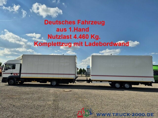 MAN TGL 8.210 Möbel Komplettzug Klima 4,5t. Nutzlast - Curtainsider truck: picture 1 MAN TGL 8.210 Möbel Komplettzug Klima 4,5t. Nutzlast - Curtainsider truck: picture 1