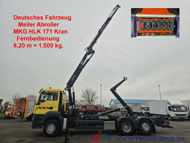 MAN TGS 26.320 Meiller RK 2070+ Kran MKG HLK 177+FB - Hook lift truck, Crane truck: picture 1 MAN TGS 26.320 Meiller RK 2070+ Kran MKG HLK 177+FB - Hook lift truck, Crane truck: picture 1