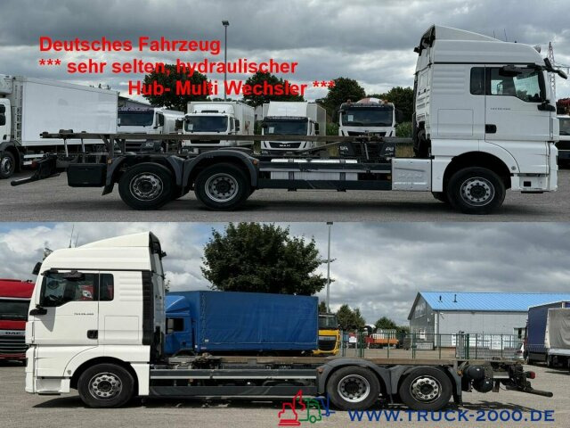 MAN TGX 26.480 XLX Haus Bett hydr Hub Multi Wechsler - Container transporter/ Swap body truck: picture 1 MAN TGX 26.480 XLX Haus Bett hydr Hub Multi Wechsler - Container transporter/ Swap body truck: picture 1
