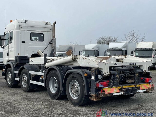 Hook lift truck Scania G 450 8x2 M-TEC Silosteller Retar. Deutscher LKW: picture 12