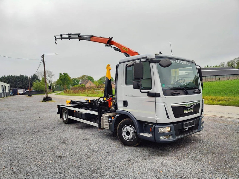 MAN TGL 12.250 City-Abroller Container + Palfinger PK5001 Remote - Hook lift truck, Crane truck: picture 2 MAN TGL 12.250 City-Abroller Container + Palfinger PK5001 Remote - Hook lift truck, Crane truck: picture 2