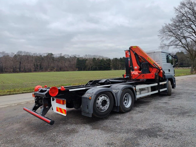 Hook lift truck, Crane truck MAN TGS 26.320 Container Multilift + Kraan Palfinger PK16502: picture 9