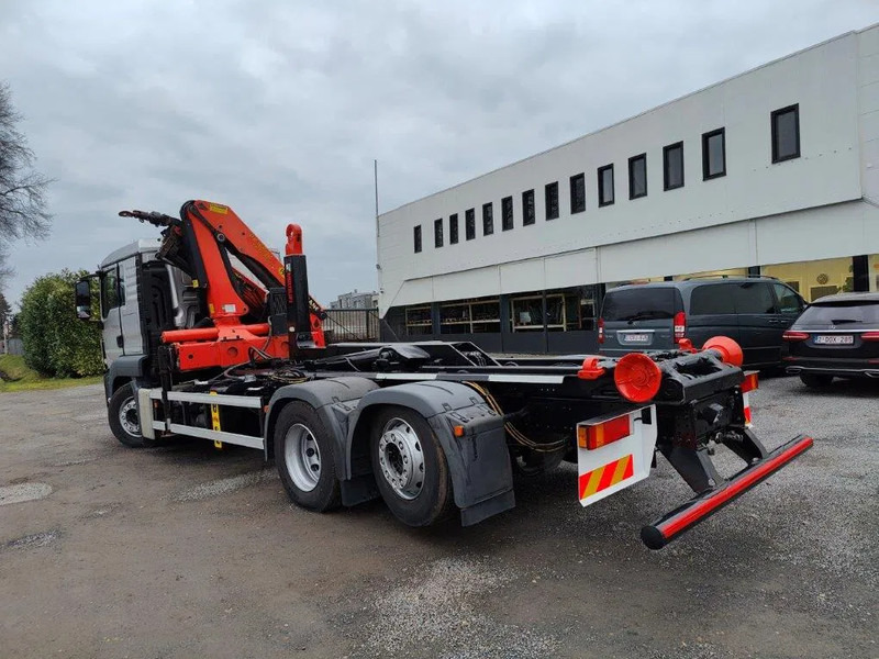 Hook lift truck, Crane truck MAN TGS 26.320 Container Multilift + Kraan Palfinger PK16502: picture 10