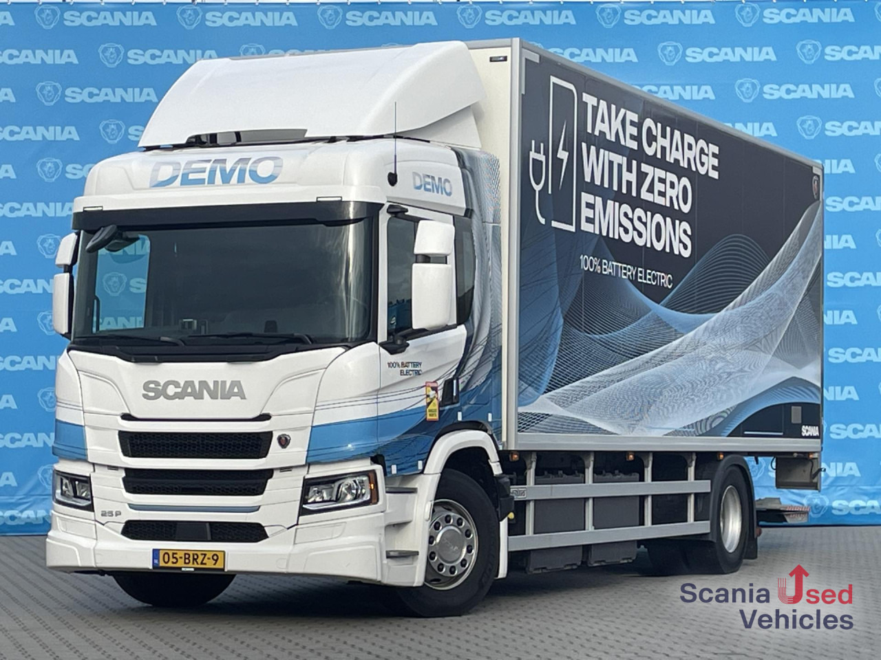 SCANIA P 230 B4x2NA ELECTRIC TAIL LIFT 2.5T 760X250X264CM - Box truck, Electric truck: picture 1 SCANIA P 230 B4x2NA ELECTRIC TAIL LIFT 2.5T 760X250X264CM - Box truck, Electric truck: picture 1