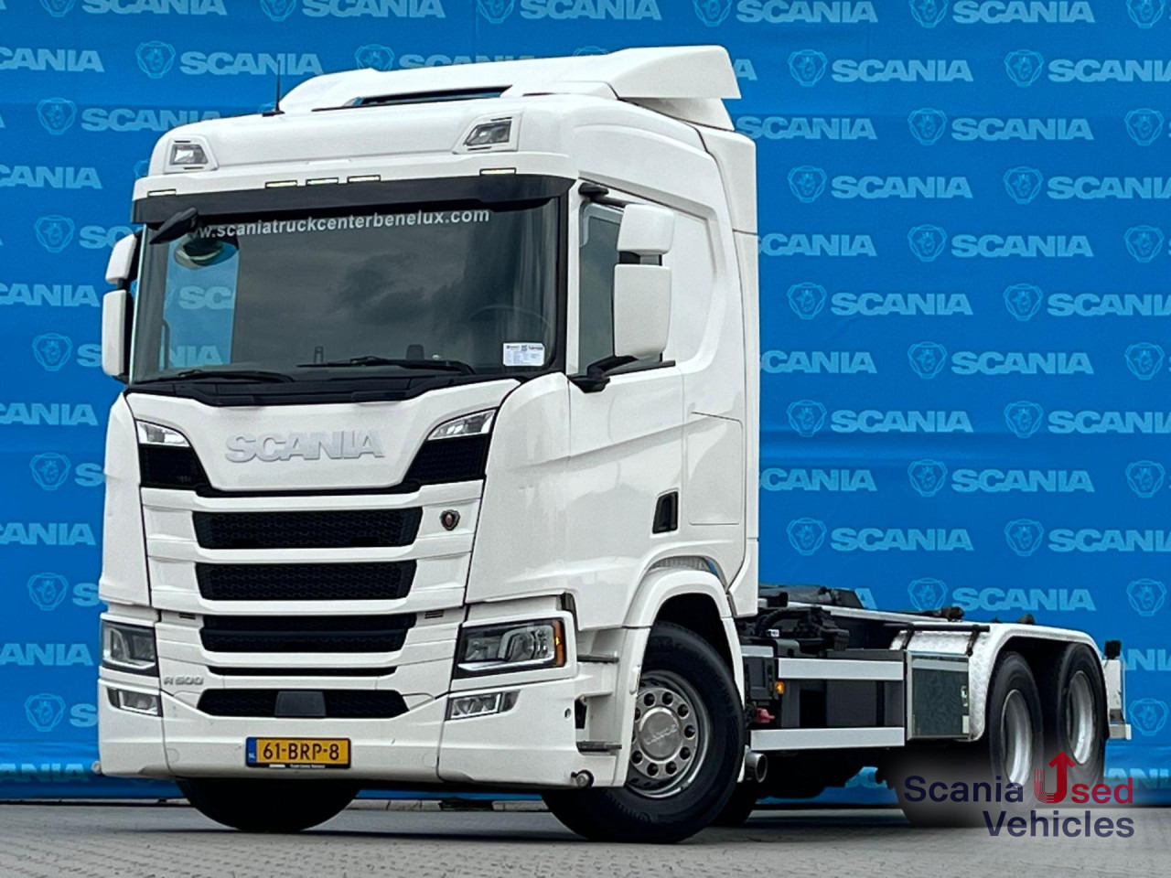 SCANIA R 500 B6x2NB HOOKLIFT RETARDER FULL-AIR 9T DIIF-L - Cab chassis truck: picture 1 SCANIA R 500 B6x2NB HOOKLIFT RETARDER FULL-AIR 9T DIIF-L - Cab chassis truck: picture 1