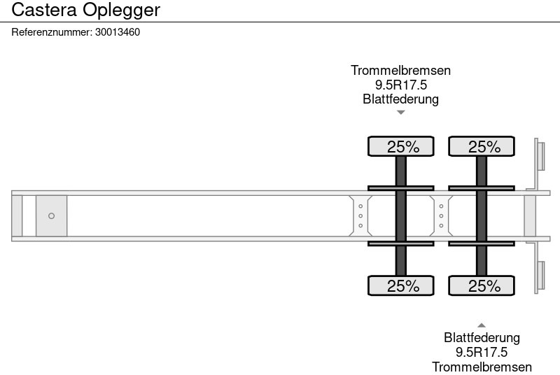 Low loader semi-trailer Castera Oplegger: picture 13