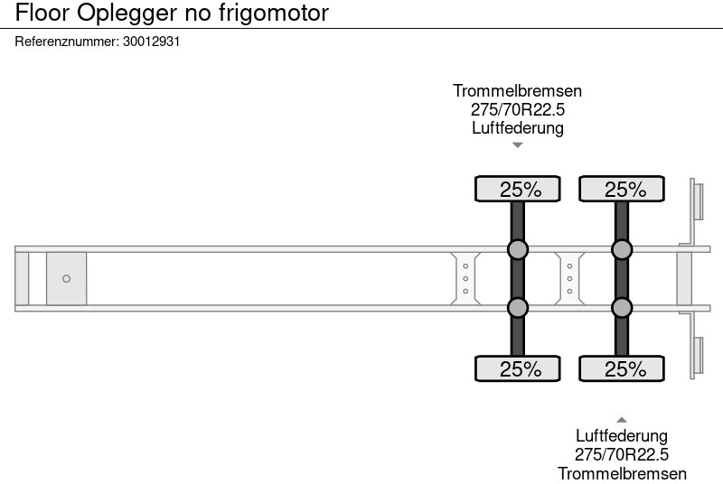 Closed box semi-trailer Floor Oplegger no frigomotor: picture 12