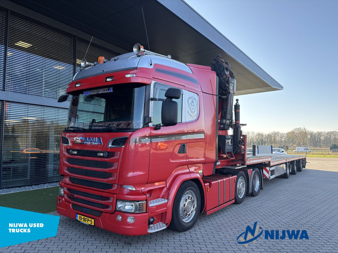 Scania R450 6x2 I.C.M Vogelzang met HIAB 60 ton meter k - Tractor unit: picture 1 Scania R450 6x2 I.C.M Vogelzang met HIAB 60 ton meter k - Tractor unit: picture 1
