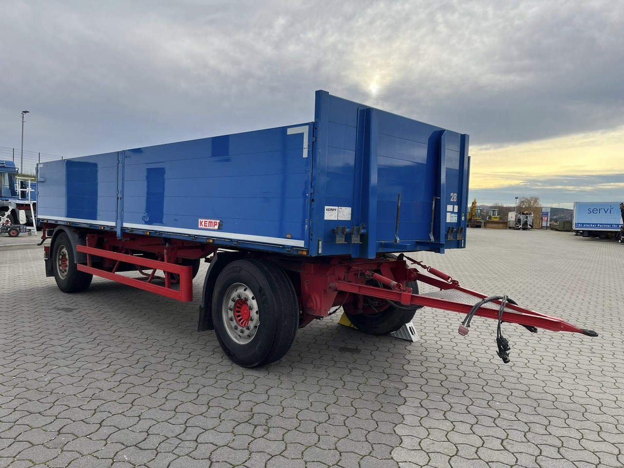 Kempf PA18 Baustoff - Dropside/ Flatbed trailer: picture 4 Kempf PA18 Baustoff - Dropside/ Flatbed trailer: picture 4