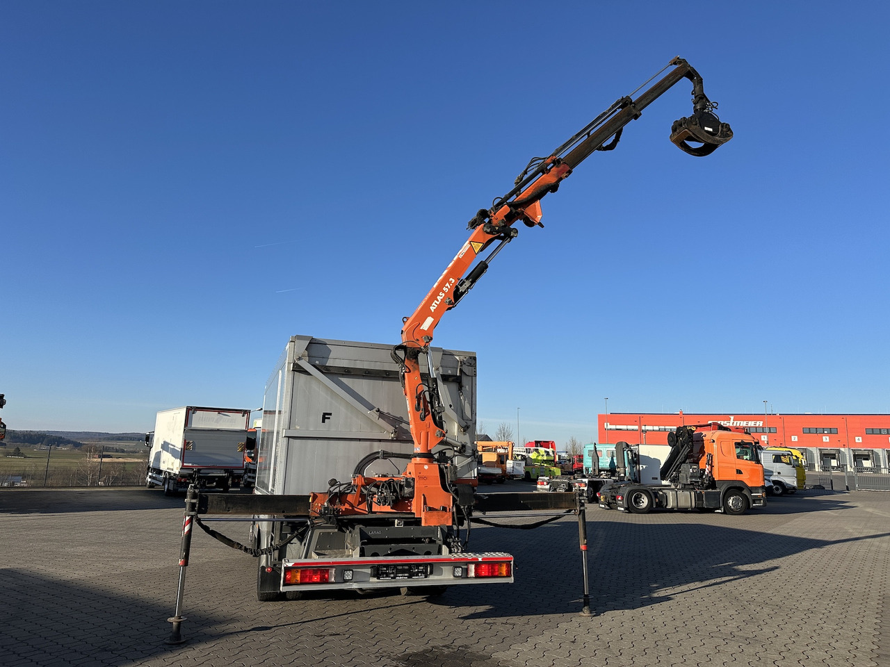 Mercedes-Benz Atego 1529 4x2 Atlas 57.3-A2 Kadaverkipper - Tipper, Crane truck: picture 4 Mercedes-Benz Atego 1529 4x2 Atlas 57.3-A2 Kadaverkipper - Tipper, Crane truck: picture 4