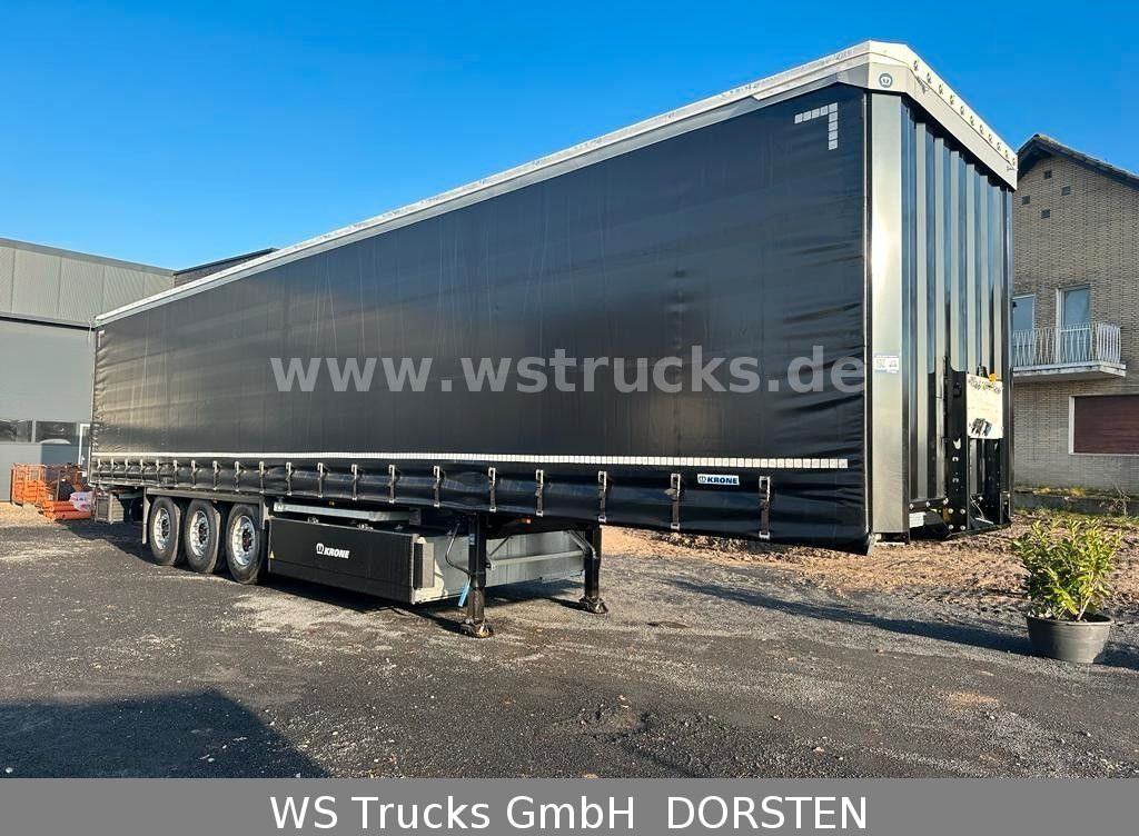 Krone Planauflieger SDP 27 Edscha, Rungen, SAF Achsen - Curtainsider semi-trailer: picture 2 Krone Planauflieger SDP 27 Edscha, Rungen, SAF Achsen - Curtainsider semi-trailer: picture 2