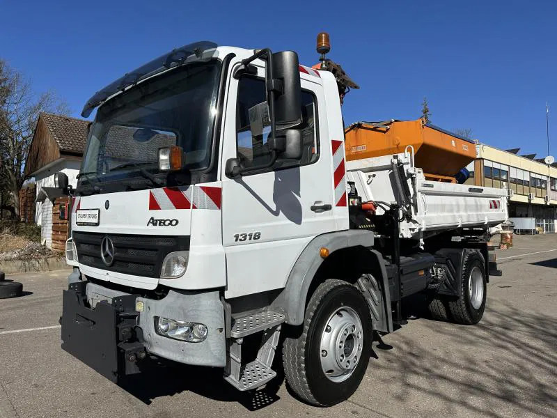 Mercedes-Benz Atego 1318 5 x AK Allrad Kran Palfinger 7001 - Tipper, Crane truck: picture 4 Mercedes-Benz Atego 1318 5 x AK Allrad Kran Palfinger 7001 - Tipper, Crane truck: picture 4