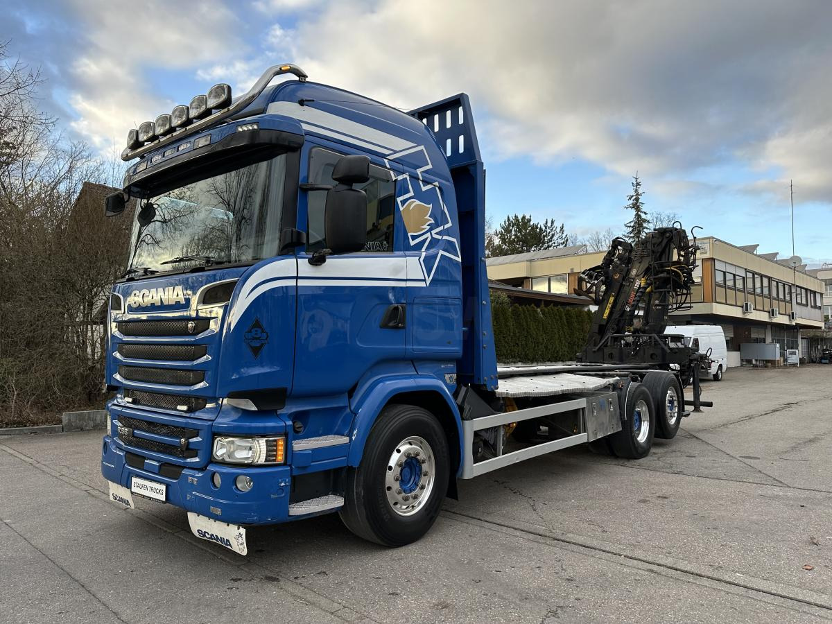 Scania R 580 6x2 Kurzholz LOGLIFT 125 ZT 93 - Cab chassis truck, Crane truck: picture 2 Scania R 580 6x2 Kurzholz LOGLIFT 125 ZT 93 - Cab chassis truck, Crane truck: picture 2