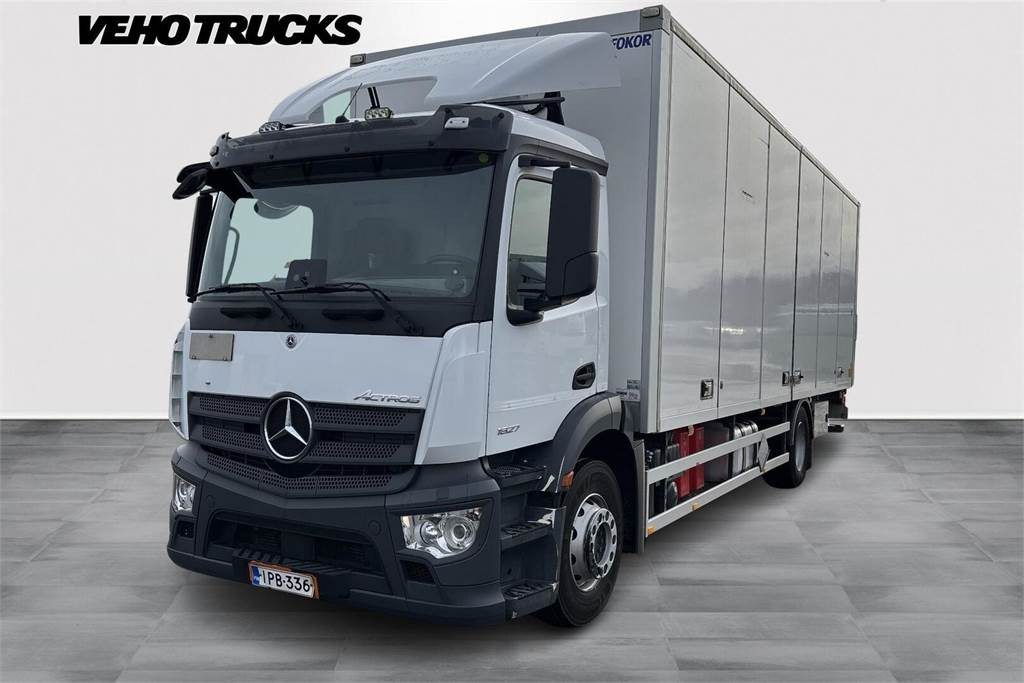 Mercedes-Benz ACTROS 1827 5 KSA-kori +PL - Box truck: picture 1 Mercedes-Benz ACTROS 1827 5 KSA-kori +PL - Box truck: picture 1