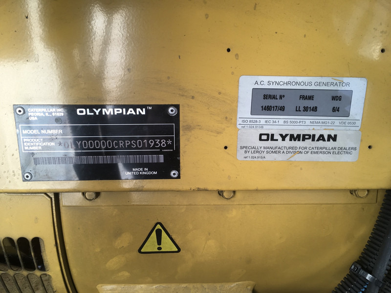 Caterpillar OLYMPIAN GEP110 GENERATOR 110KVA USED - Generator set: picture 5 Caterpillar OLYMPIAN GEP110 GENERATOR 110KVA USED - Generator set: picture 5