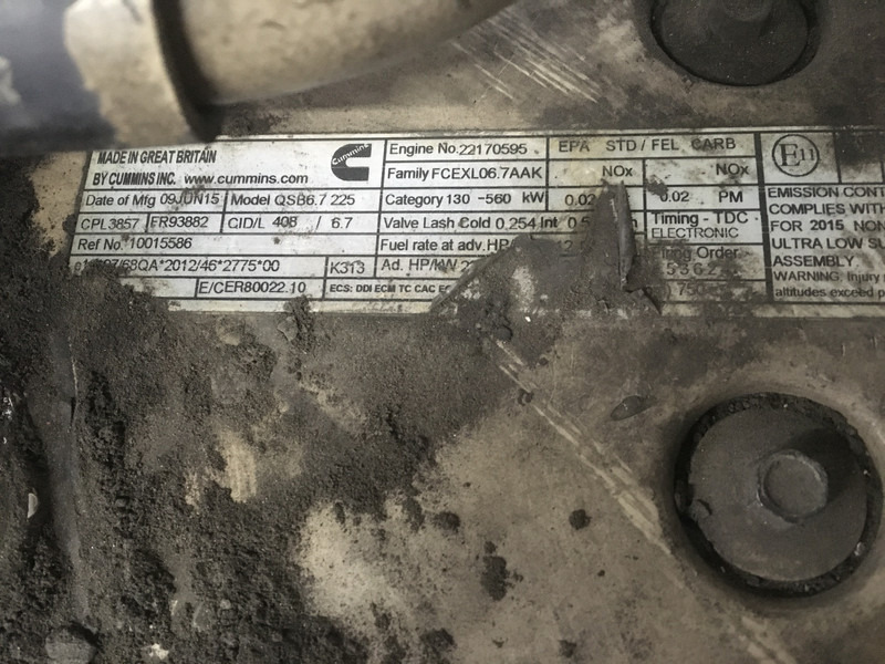 Construction machinery Cummins QSB6.7 CPL3857 FOR PARTS: picture 6
