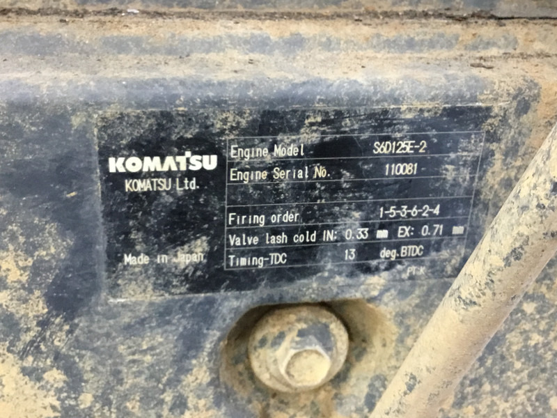 Construction machinery Komatsu S6D125E-2 FOR PARTS: picture 6