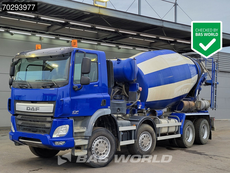 DAF CF 400 8X4 9m3 Stetter Mixer Big-Axle Steel Suspension Manual Euro 6 - Concrete mixer truck: picture 1 DAF CF 400 8X4 9m3 Stetter Mixer Big-Axle Steel Suspension Manual Euro 6 - Concrete mixer truck: picture 1
