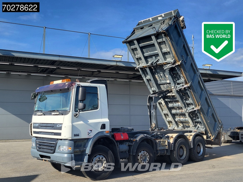 DAF CF85.410 8X4 13m3 Meiller 2-side tipper Big-Axle steel suspension Automatic Euro 4 - Tipper: picture 1 DAF CF85.410 8X4 13m3 Meiller 2-side tipper Big-Axle steel suspension Automatic Euro 4 - Tipper: picture 1