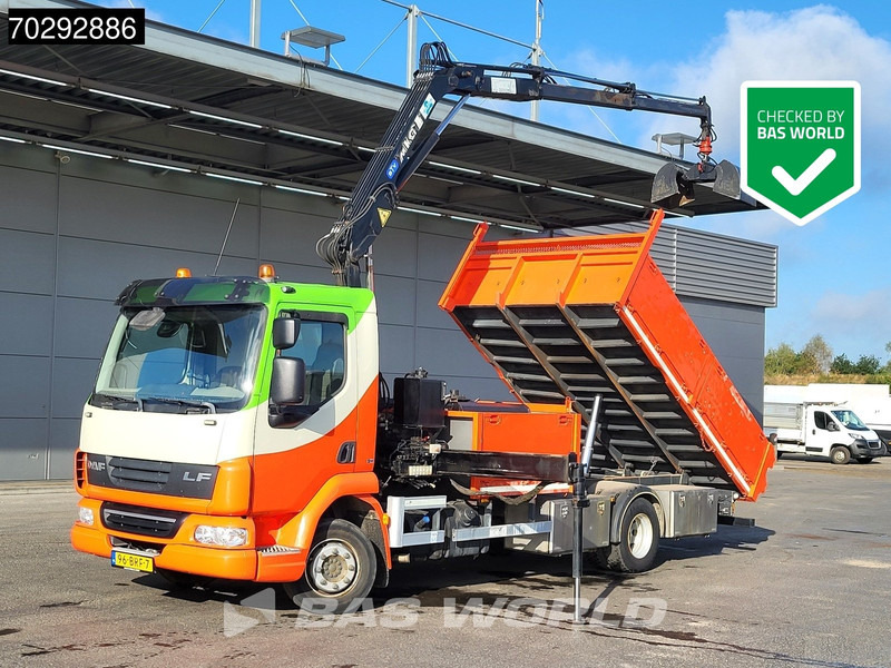 DAF LF45.210 LF 4X2 MKG HLK 66 Crane Kran 5m3 tipper Manual Euro 5 - Tipper, Crane truck: picture 1 DAF LF45.210 LF 4X2 MKG HLK 66 Crane Kran 5m3 tipper Manual Euro 5 - Tipper, Crane truck: picture 1
