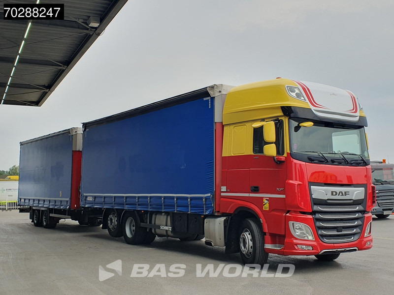 DAF XF 450 6X2 Combi Lift Axle ACC Euro 6 - Curtainsider truck: picture 3 DAF XF 450 6X2 Combi Lift Axle ACC Euro 6 - Curtainsider truck: picture 3