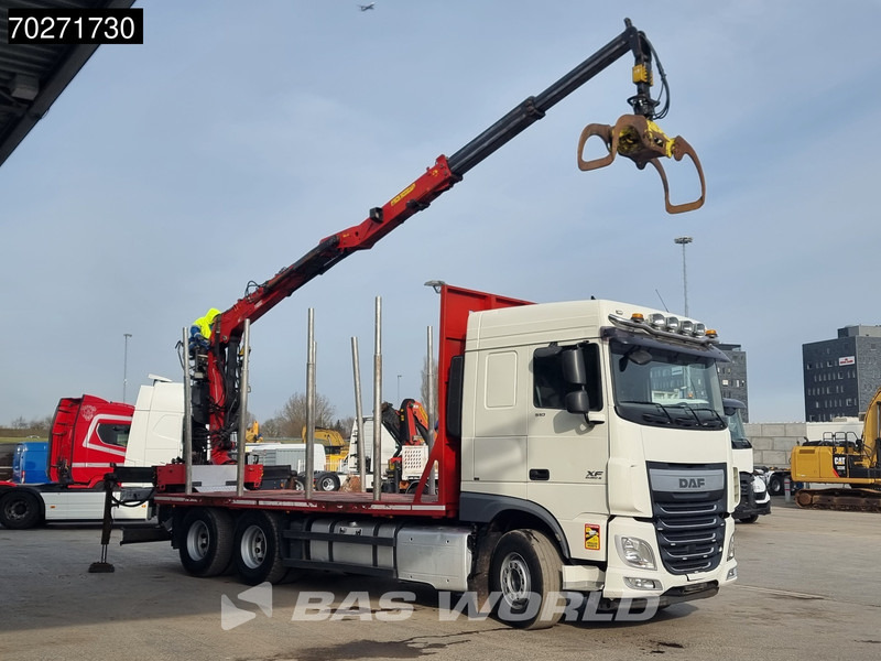 DAF XF 510 6X4 Jonsered Z-Crane SC ACC Retarder Euro 6 - Logging truck, Crane truck: picture 3 DAF XF 510 6X4 Jonsered Z-Crane SC ACC Retarder Euro 6 - Logging truck, Crane truck: picture 3