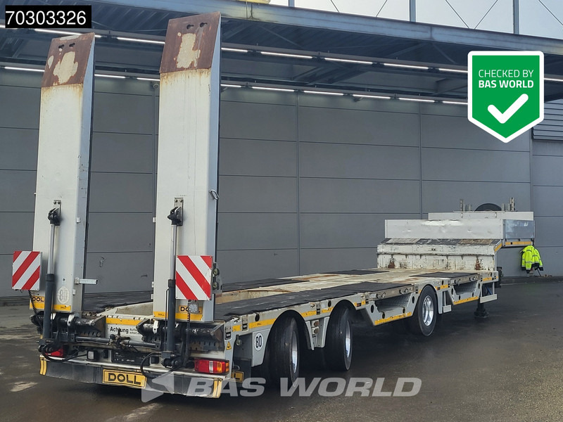Doll S3H Lift + 2xSteeringAxle Wheel Recess Ramps - Low loader semi-trailer: picture 1 Doll S3H Lift + 2xSteeringAxle Wheel Recess Ramps - Low loader semi-trailer: picture 1