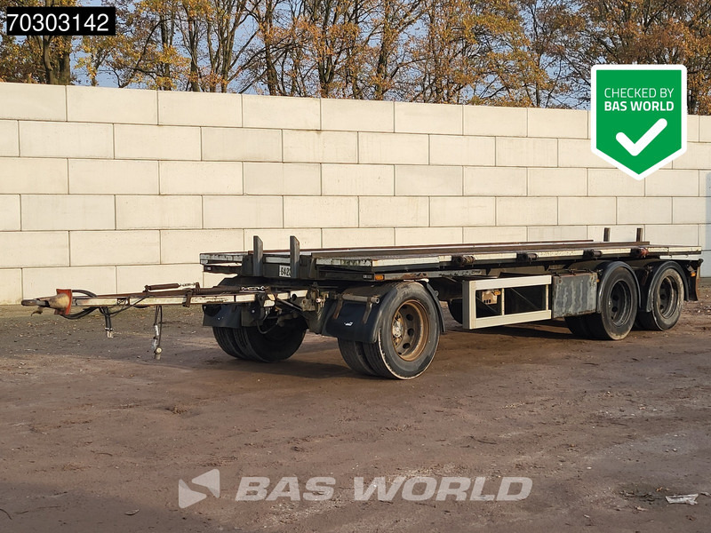GS Meppel AC-2800 N 3 axles Lift + Steering Axle 20ft - Roll-off/ Skip trailer: picture 1 GS Meppel AC-2800 N 3 axles Lift + Steering Axle 20ft - Roll-off/ Skip trailer: picture 1