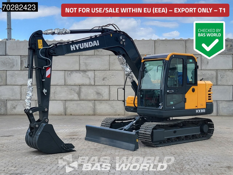 Hyundai HX80 N A/C - NEW UNUSED - Mini excavator: picture 1 Hyundai HX80 N A/C - NEW UNUSED - Mini excavator: picture 1