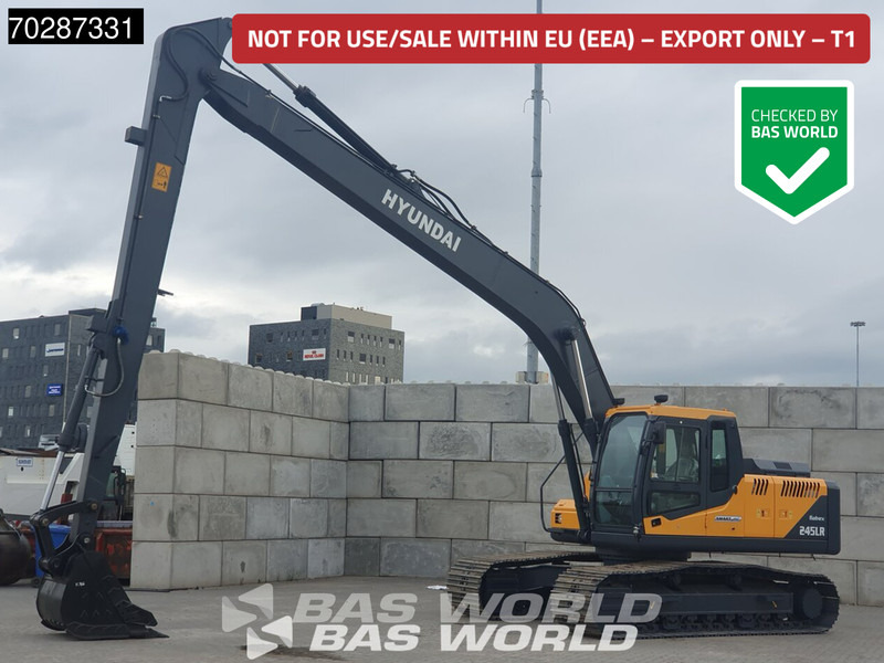 Hyundai R245 LR LRE - LONG REACH - Crawler excavator: picture 1 Hyundai R245 LR LRE - LONG REACH - Crawler excavator: picture 1