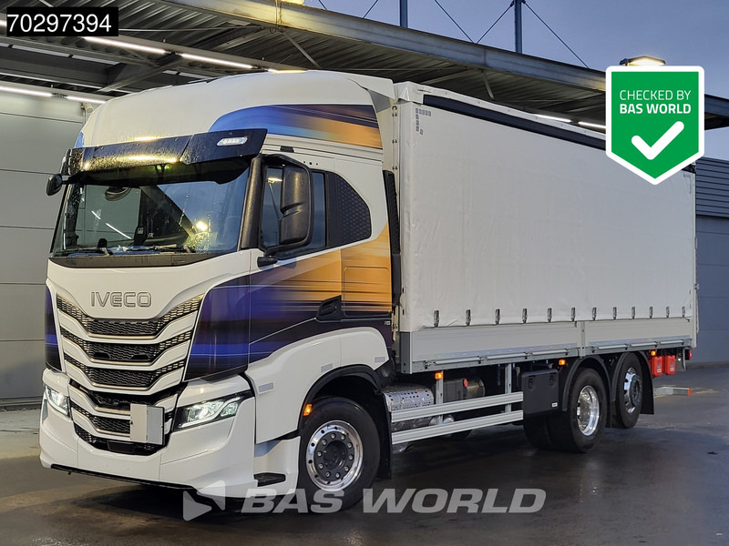 Iveco S-Way 500 6X2 NEW! 2000kg Ladebordwand Retarder Navi ACC Euro 6 - Curtainsider truck: picture 1 Iveco S-Way 500 6X2 NEW! 2000kg Ladebordwand Retarder Navi ACC Euro 6 - Curtainsider truck: picture 1