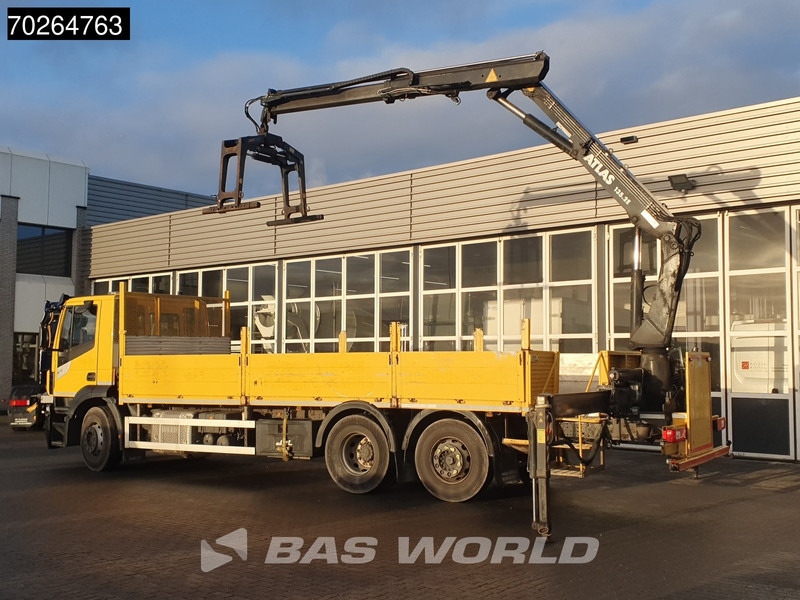 Iveco Stralis 310 6X2 RHD! Atlas 135.2VE-A11 Crane Lift-Lenkachse ACC Euro 6 - Dropside/ Flatbed truck, Crane truck: picture 2 Iveco Stralis 310 6X2 RHD! Atlas 135.2VE-A11 Crane Lift-Lenkachse ACC Euro 6 - Dropside/ Flatbed truck, Crane truck: picture 2