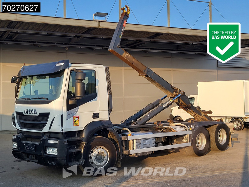 Iveco Stralis 460 6X2 20Tons Marrel AL20 S59 ACC Liftachse Euro 6 - Hook lift truck: picture 1 Iveco Stralis 460 6X2 20Tons Marrel AL20 S59 ACC Liftachse Euro 6 - Hook lift truck: picture 1